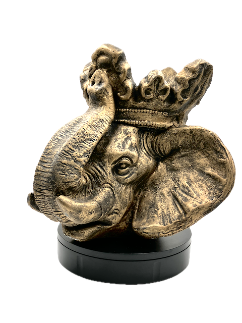 Elefanten Statue / Pflanzkopf / Übertopf / 45 cm hoch